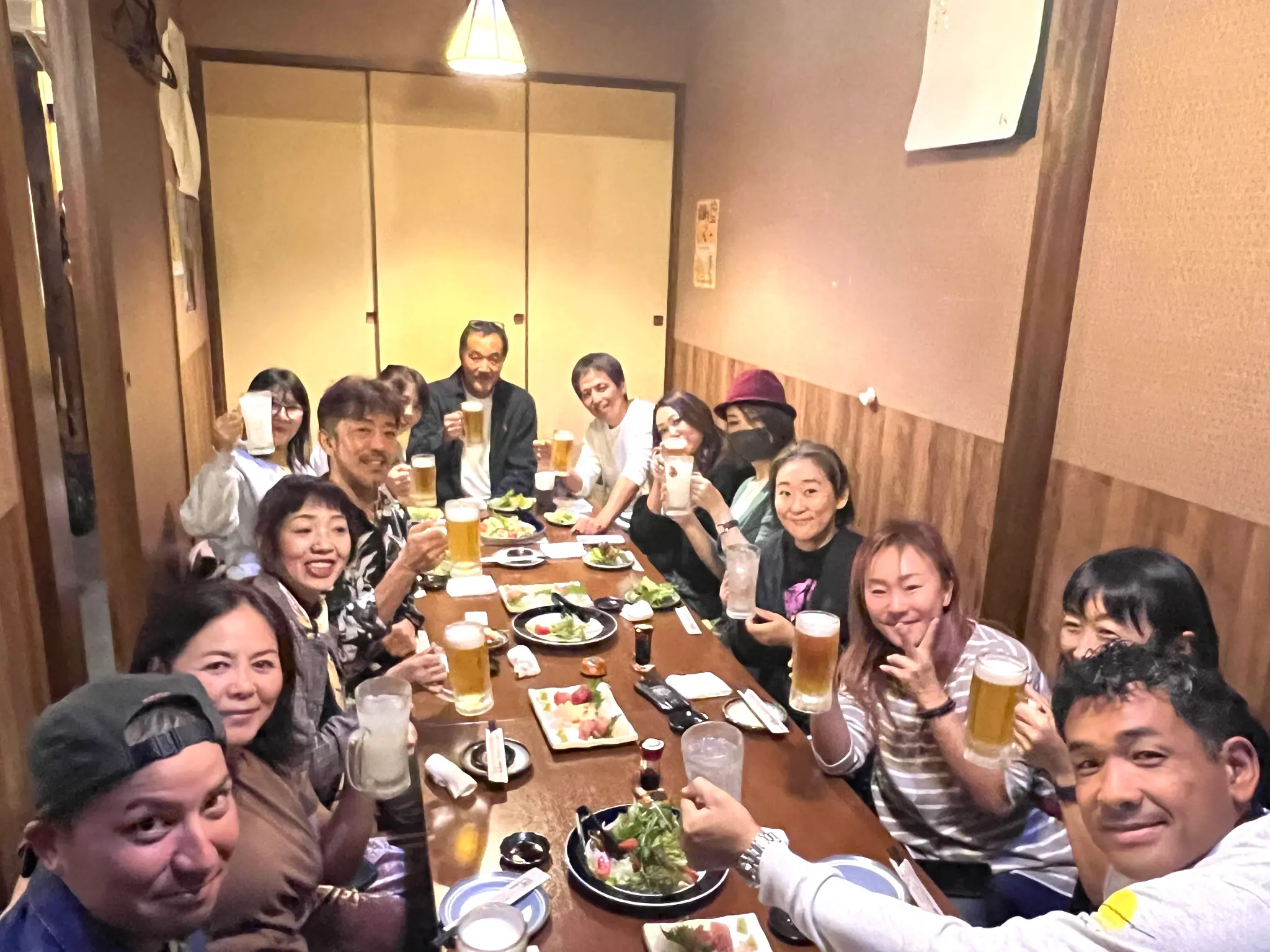 懇親会での食事